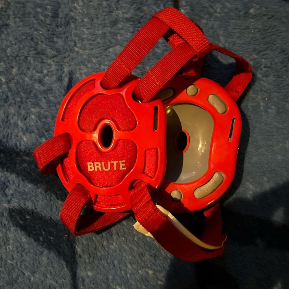 Brute Wrestling Headgear Earguards Red Adjustable